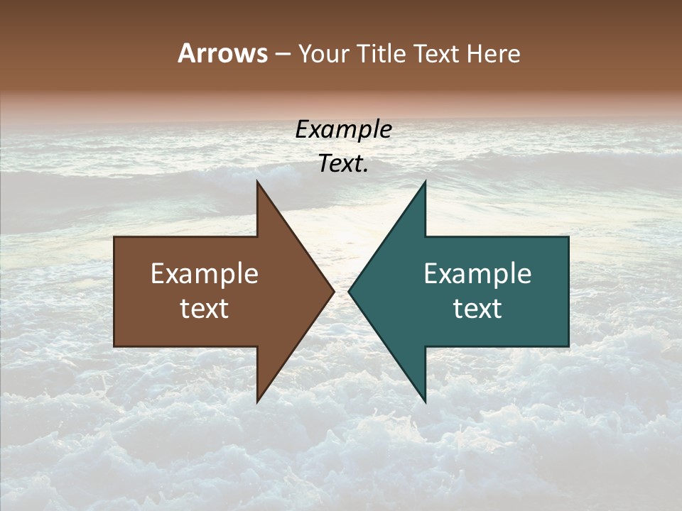 Dusk Sunrise Travel PowerPoint Template