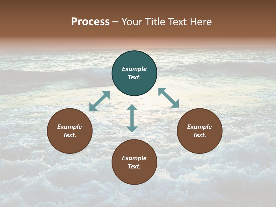 Dusk Sunrise Travel PowerPoint Template