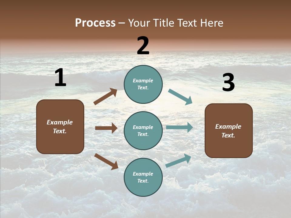 Dusk Sunrise Travel PowerPoint Template