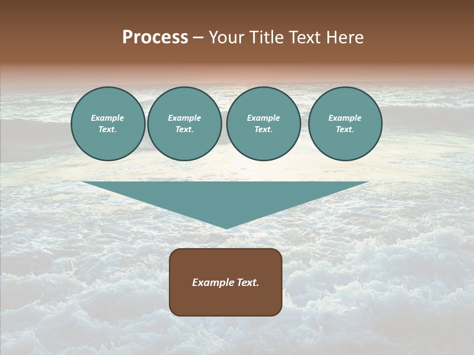 Dusk Sunrise Travel PowerPoint Template