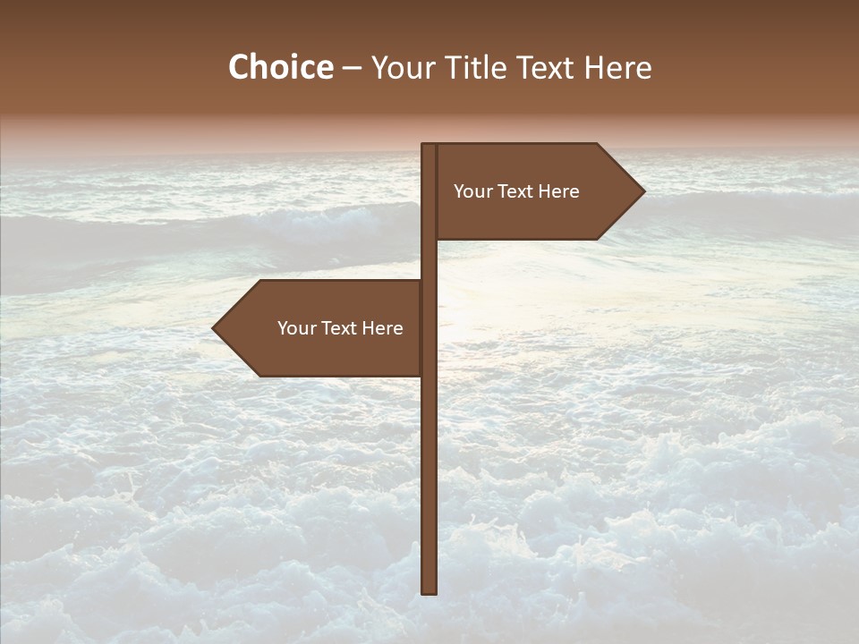 Dusk Sunrise Travel PowerPoint Template