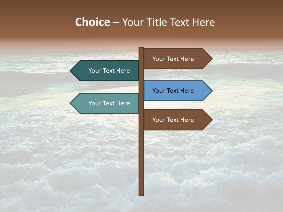 Dusk Sunrise Travel PowerPoint Template