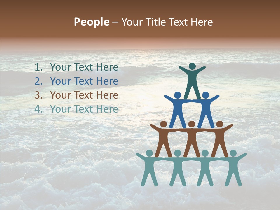 Dusk Sunrise Travel PowerPoint Template