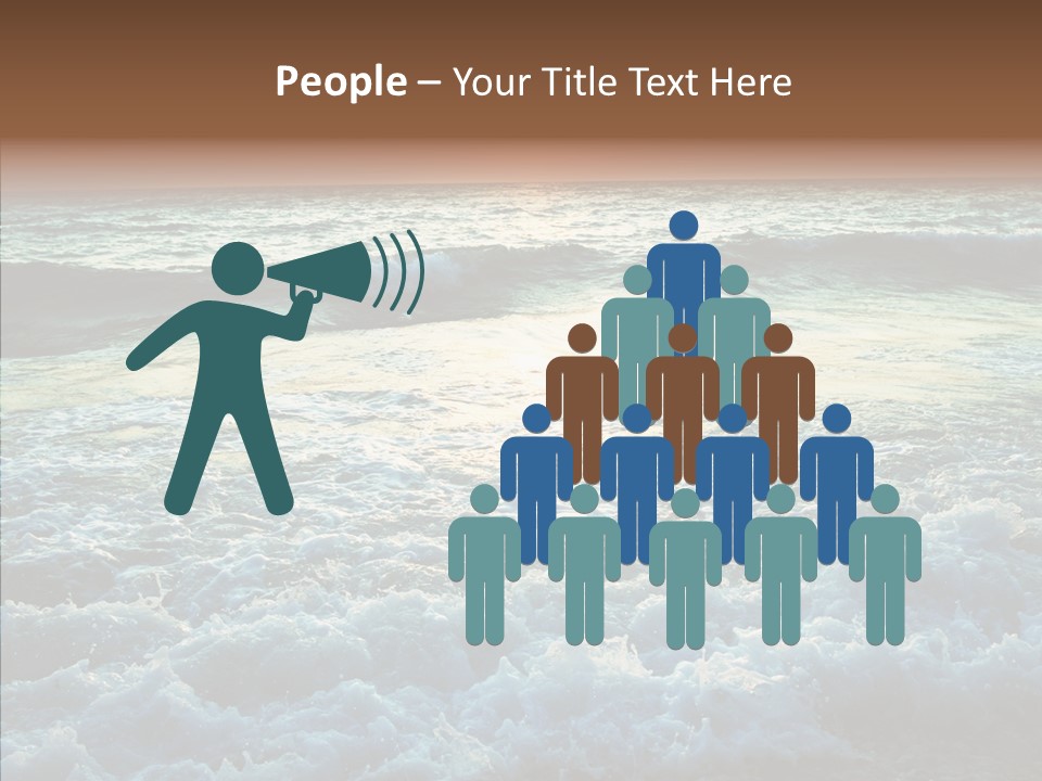 Dusk Sunrise Travel PowerPoint Template