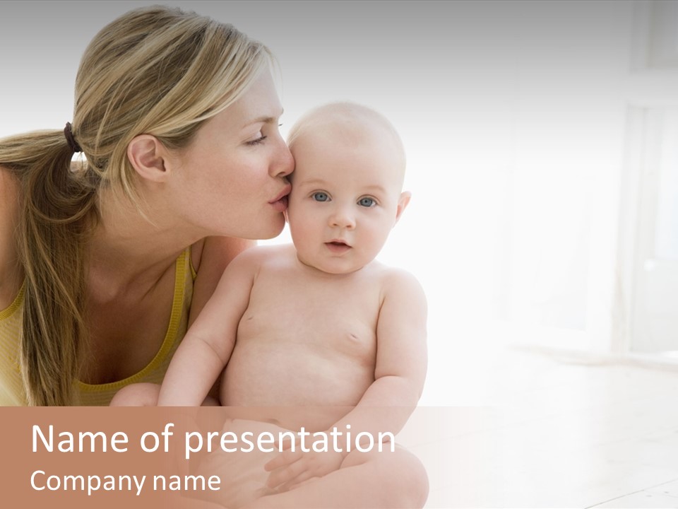 Woman Having Mom PowerPoint Template