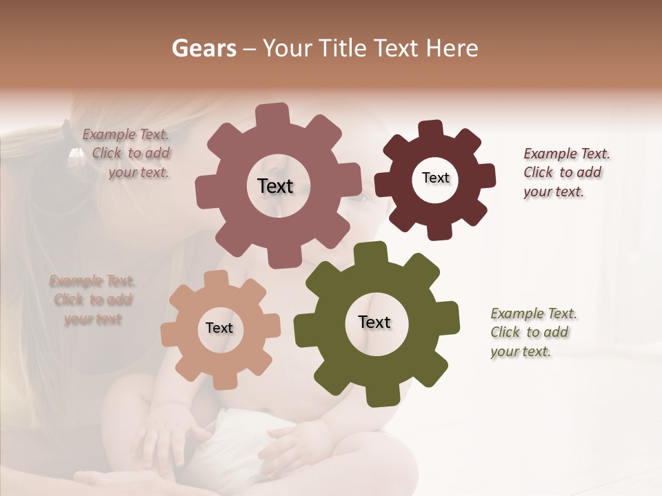 Woman Having Mom PowerPoint Template