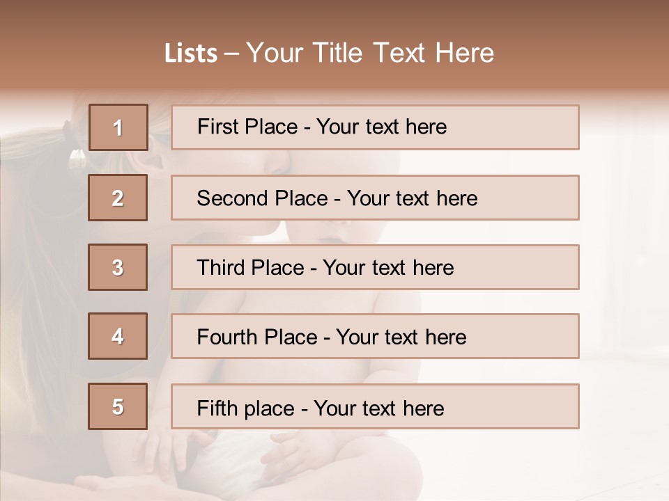 Woman Having Mom PowerPoint Template