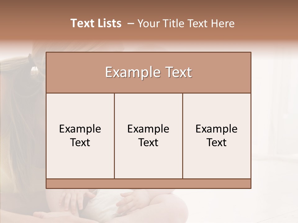 Woman Having Mom PowerPoint Template