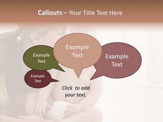 Woman Having Mom PowerPoint Template