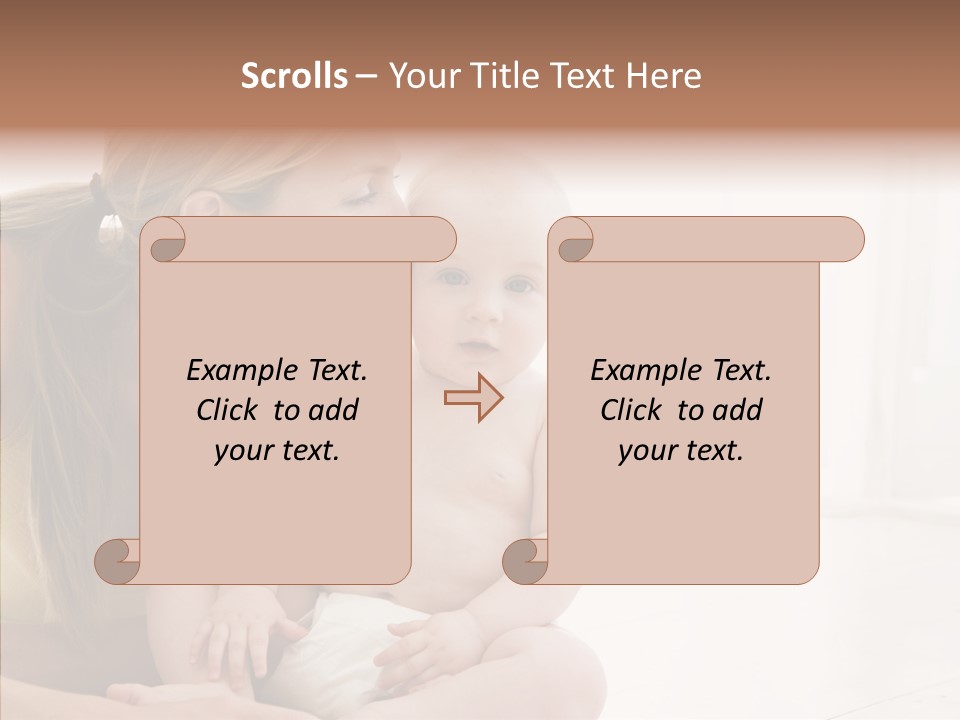 Woman Having Mom PowerPoint Template