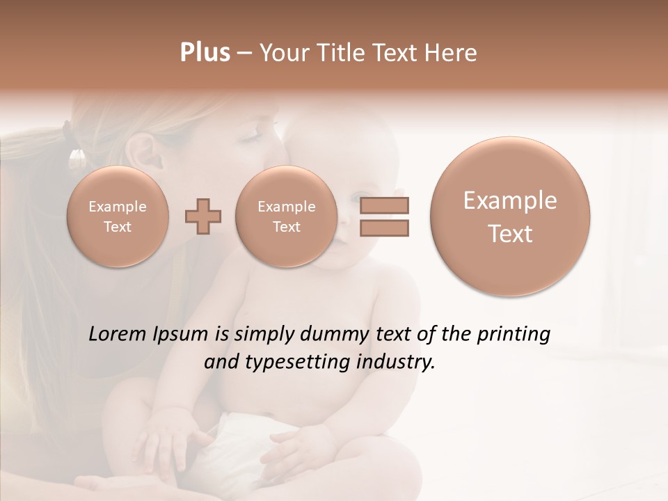 Woman Having Mom PowerPoint Template