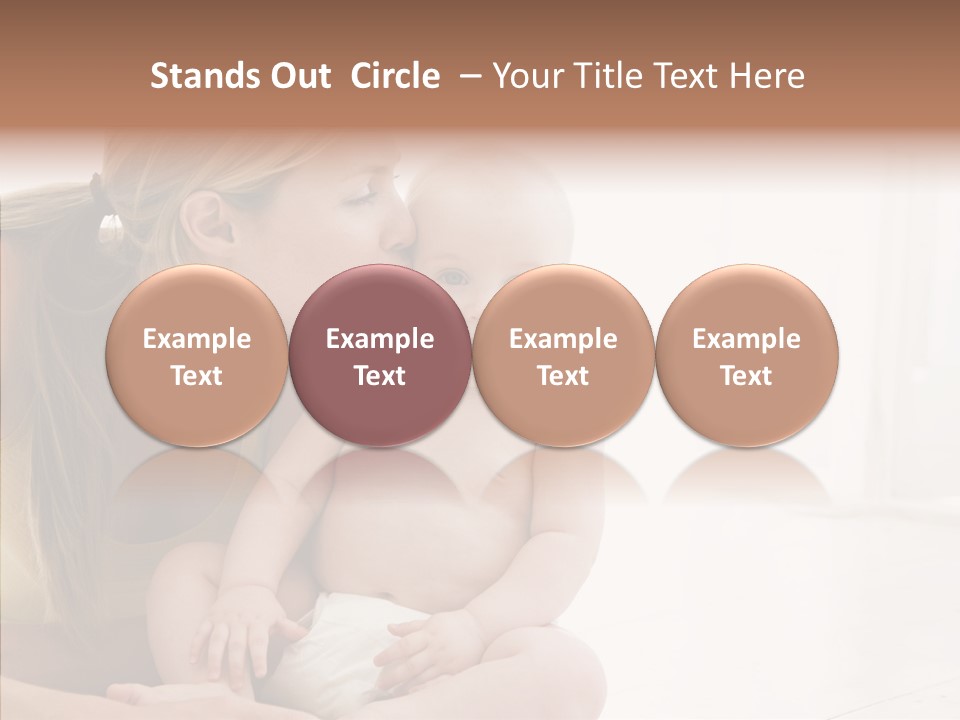 Woman Having Mom PowerPoint Template