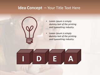Woman Having Mom PowerPoint Template