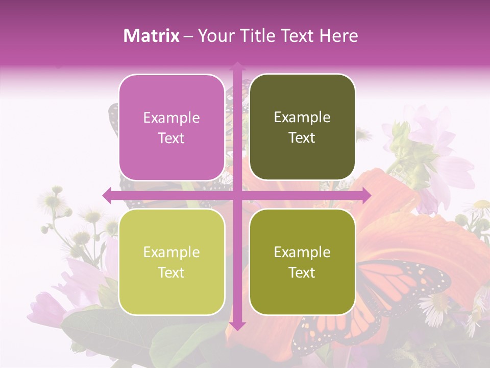 Cosmos Floral Beautiful PowerPoint Template