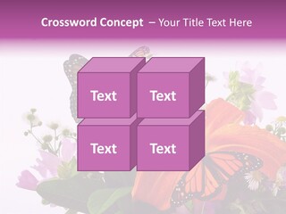 Cosmos Floral Beautiful PowerPoint Template