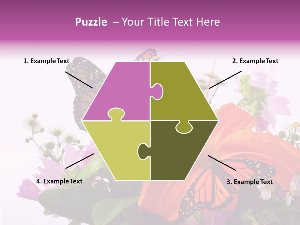 Cosmos Floral Beautiful PowerPoint Template