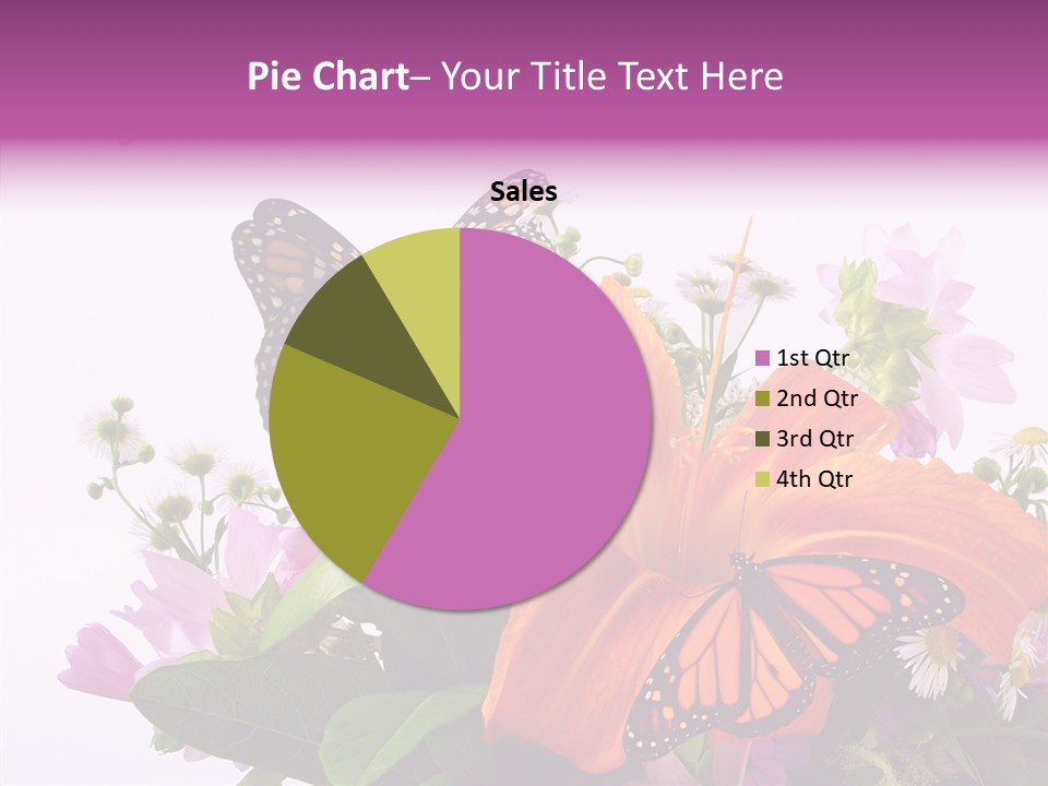 Cosmos Floral Beautiful PowerPoint Template