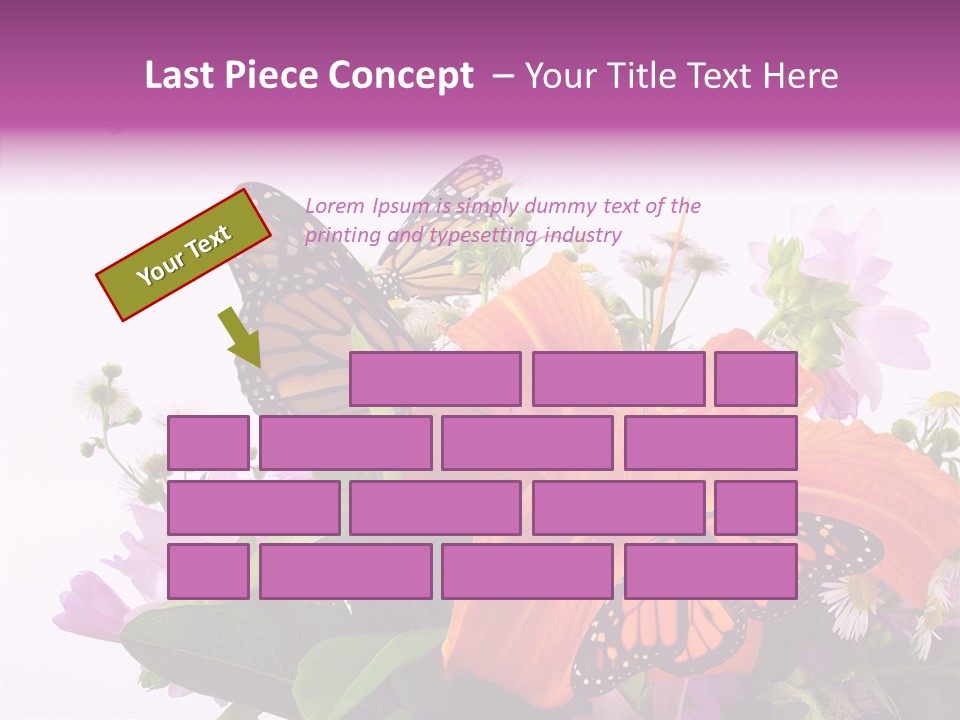 Cosmos Floral Beautiful PowerPoint Template