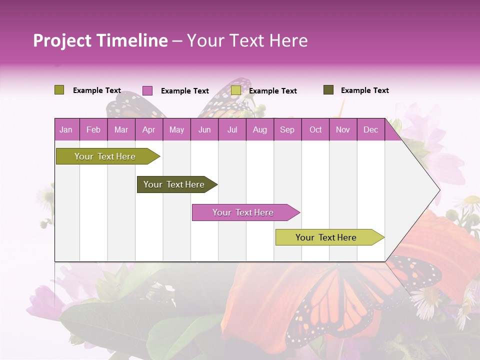 Cosmos Floral Beautiful PowerPoint Template