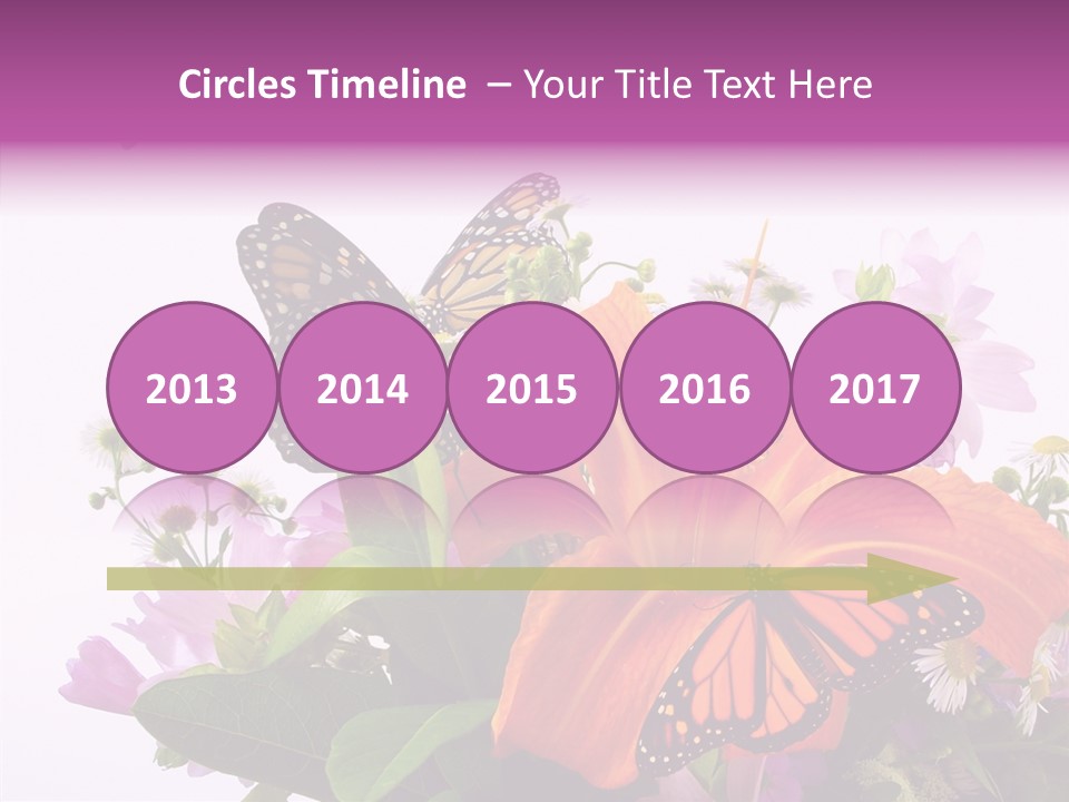 Cosmos Floral Beautiful PowerPoint Template