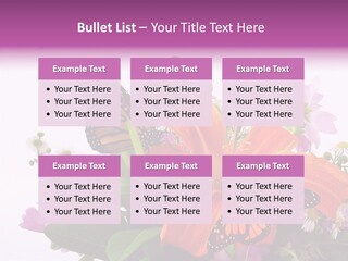 Cosmos Floral Beautiful PowerPoint Template
