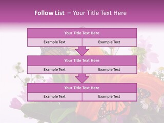 Cosmos Floral Beautiful PowerPoint Template