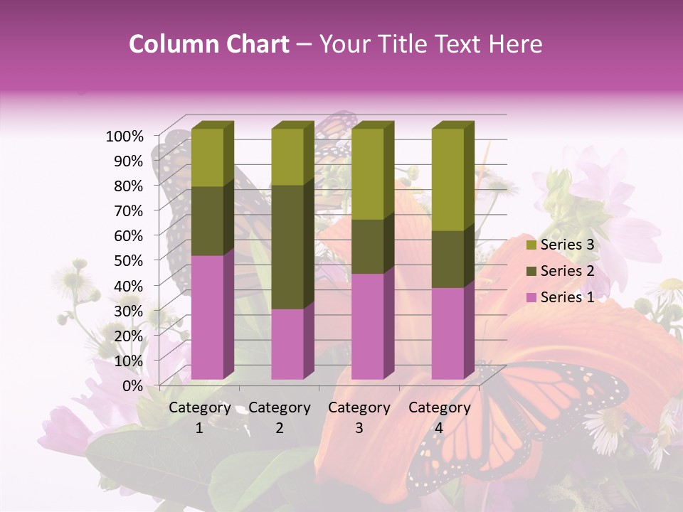 Cosmos Floral Beautiful PowerPoint Template