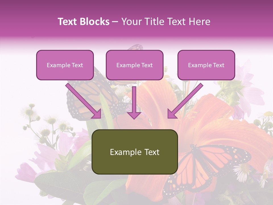 Cosmos Floral Beautiful PowerPoint Template