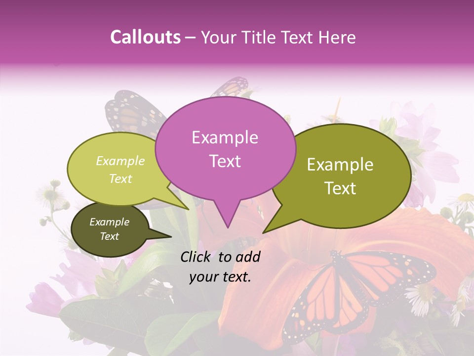 Cosmos Floral Beautiful PowerPoint Template