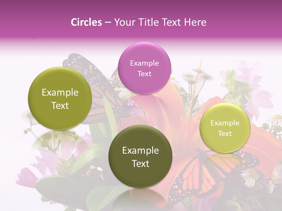 Cosmos Floral Beautiful PowerPoint Template