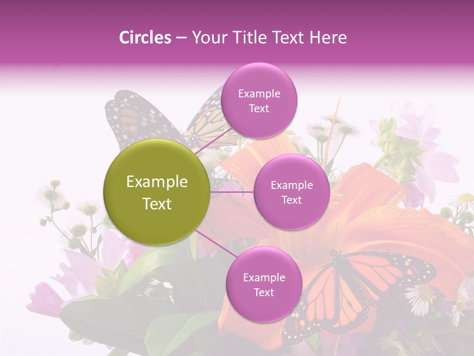 Cosmos Floral Beautiful PowerPoint Template