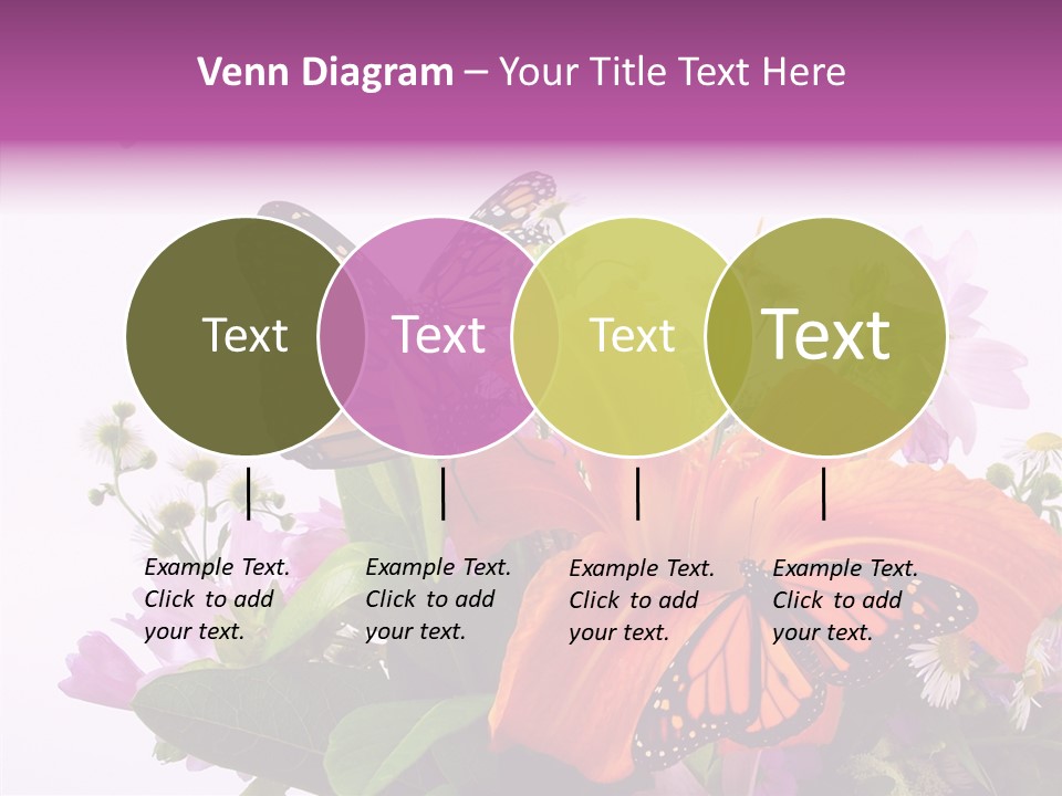 Cosmos Floral Beautiful PowerPoint Template