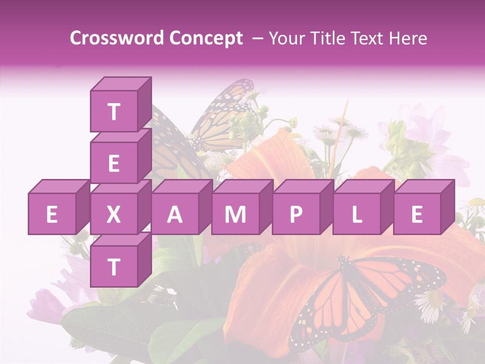 Cosmos Floral Beautiful PowerPoint Template