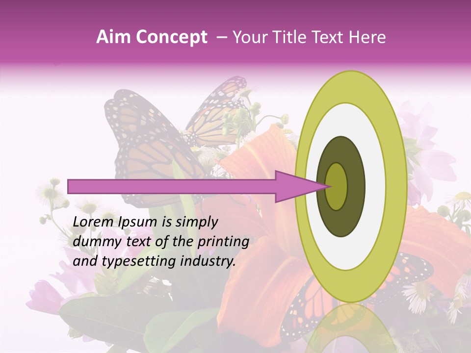 Cosmos Floral Beautiful PowerPoint Template