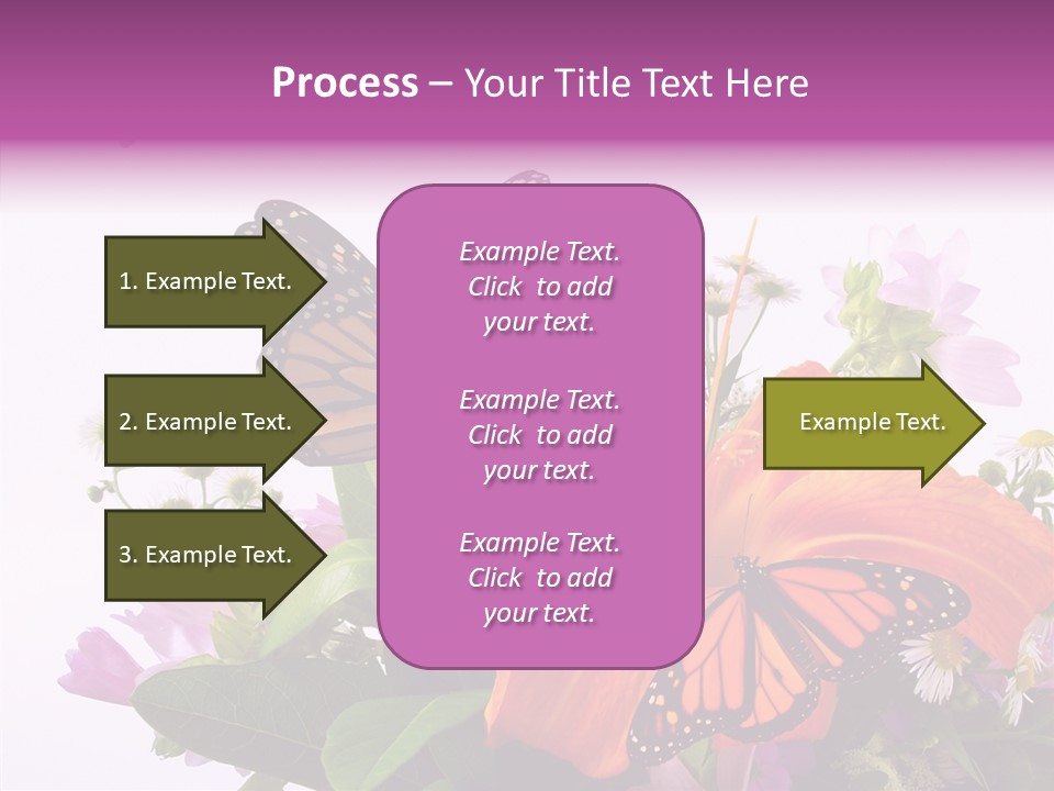 Cosmos Floral Beautiful PowerPoint Template