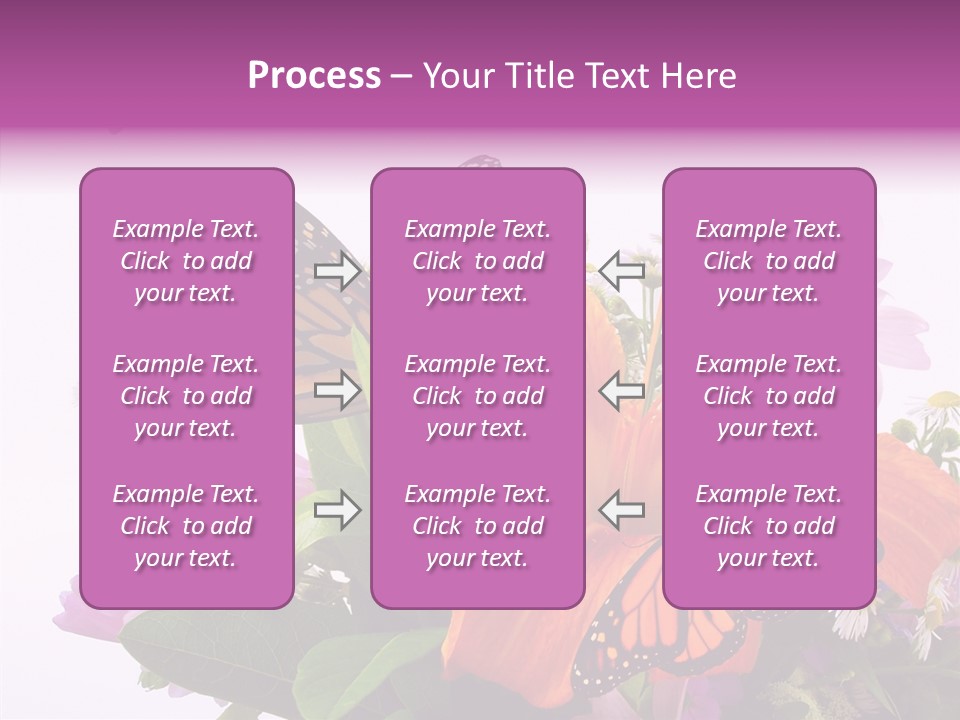Cosmos Floral Beautiful PowerPoint Template