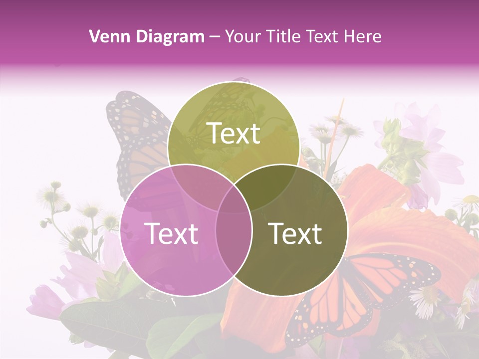 Cosmos Floral Beautiful PowerPoint Template