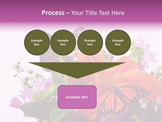 Cosmos Floral Beautiful PowerPoint Template
