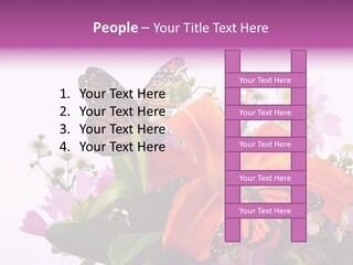 Cosmos Floral Beautiful PowerPoint Template