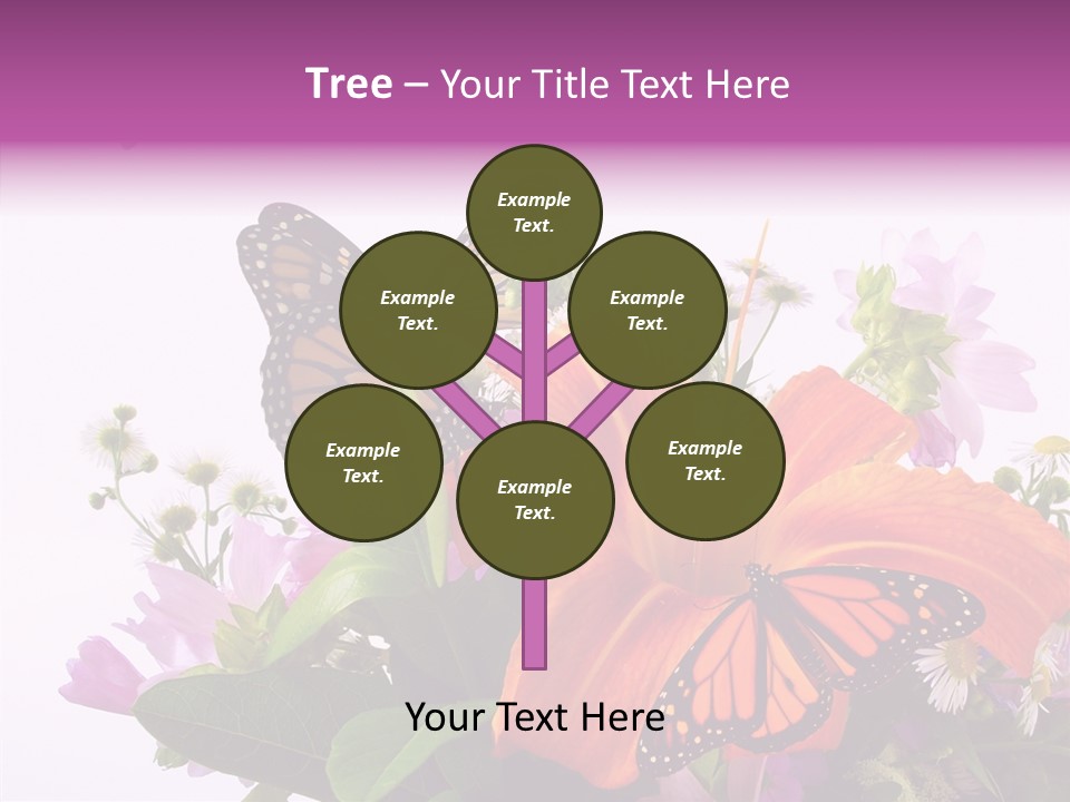 Cosmos Floral Beautiful PowerPoint Template