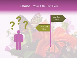 Cosmos Floral Beautiful PowerPoint Template