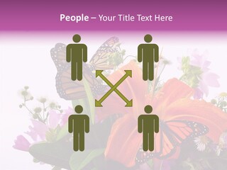 Cosmos Floral Beautiful PowerPoint Template