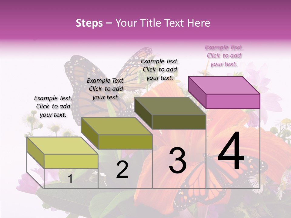 Cosmos Floral Beautiful PowerPoint Template