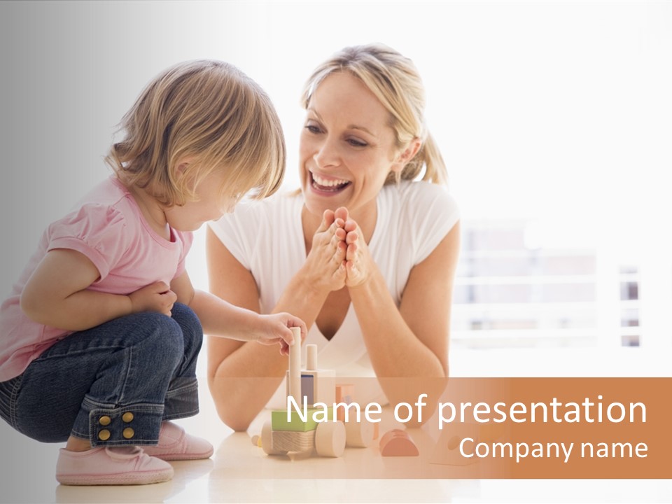 Living Family Truck PowerPoint Template