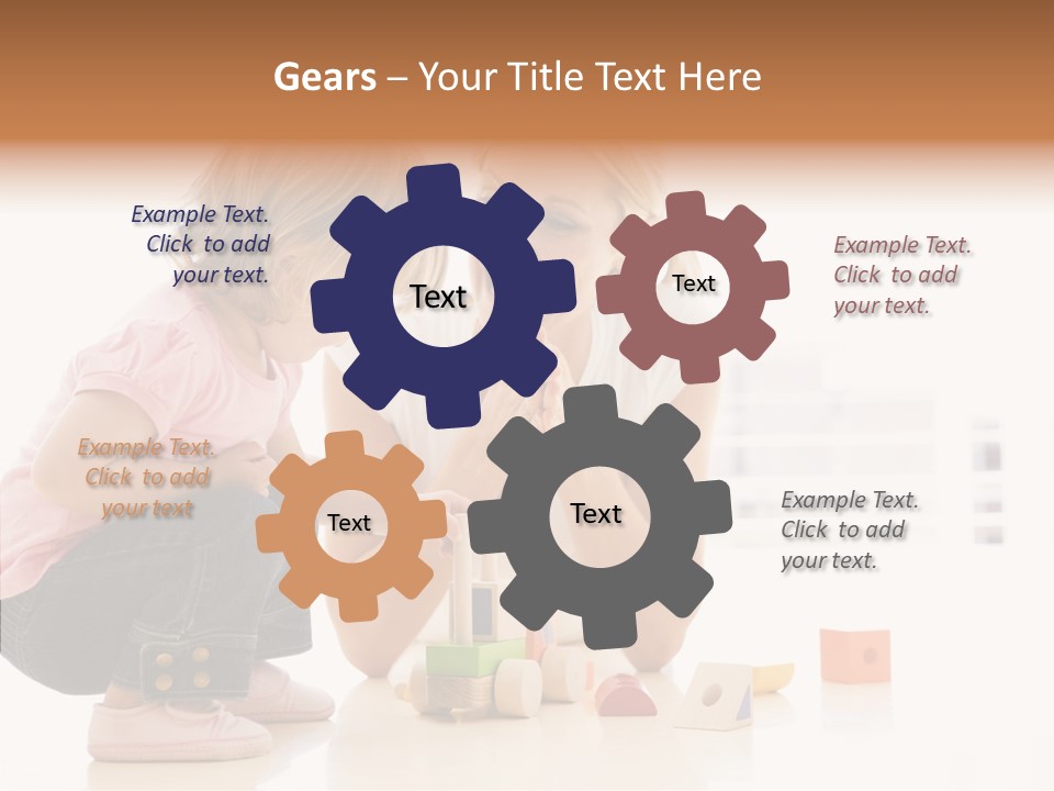 Living Family Truck PowerPoint Template