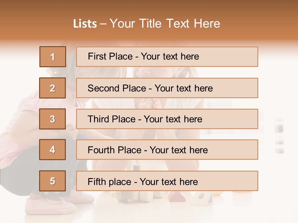 Living Family Truck PowerPoint Template