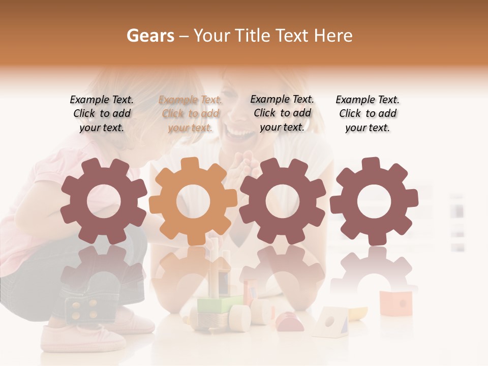 Living Family Truck PowerPoint Template