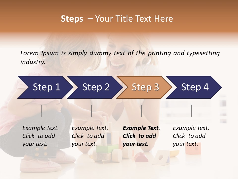 Living Family Truck PowerPoint Template