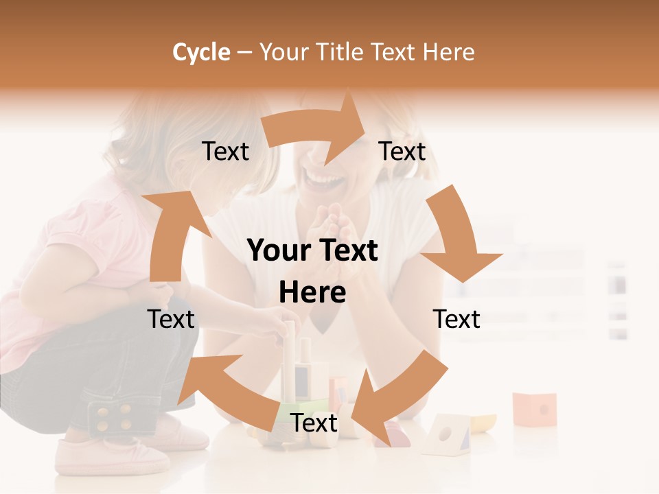 Living Family Truck PowerPoint Template