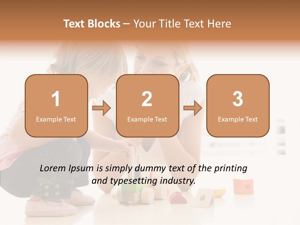 Living Family Truck PowerPoint Template